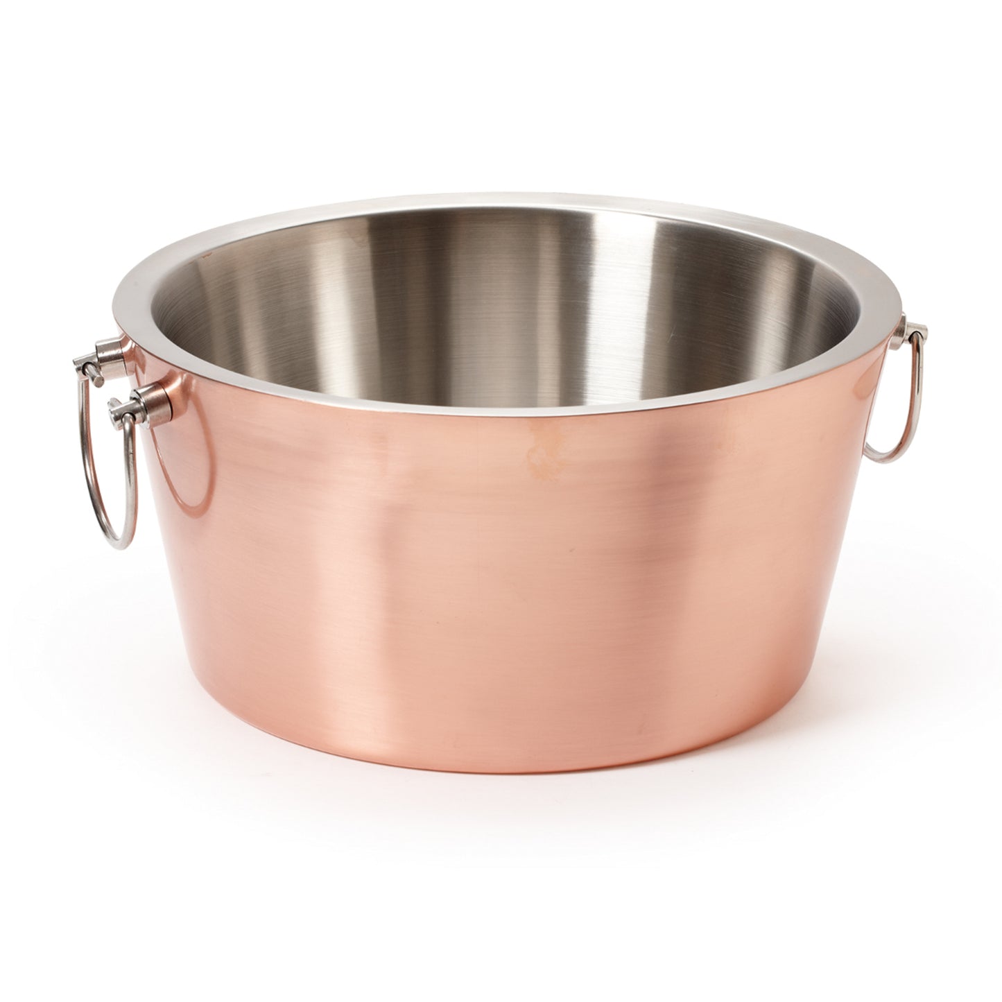 3.5 gal., Double Wall Copper Beverage Tub w/ Brushed Finish