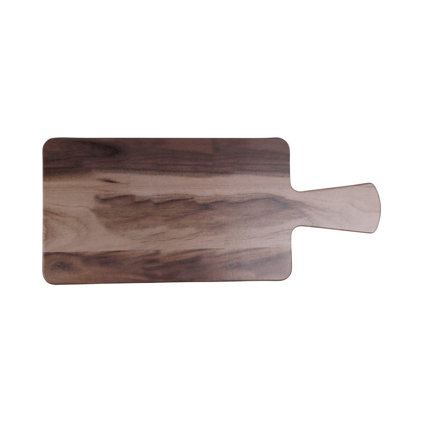 Melamine Rectangular Serving Board - Hickory Wood