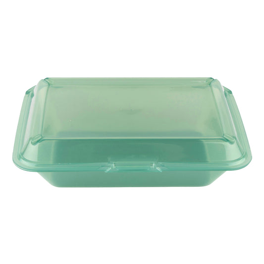 Half Size Polypropylene, Jade, Food Reusable Container, 9" L x 6.5" W x 2.75" H, G.E.T. Eco-Takeout's (12 Pack)