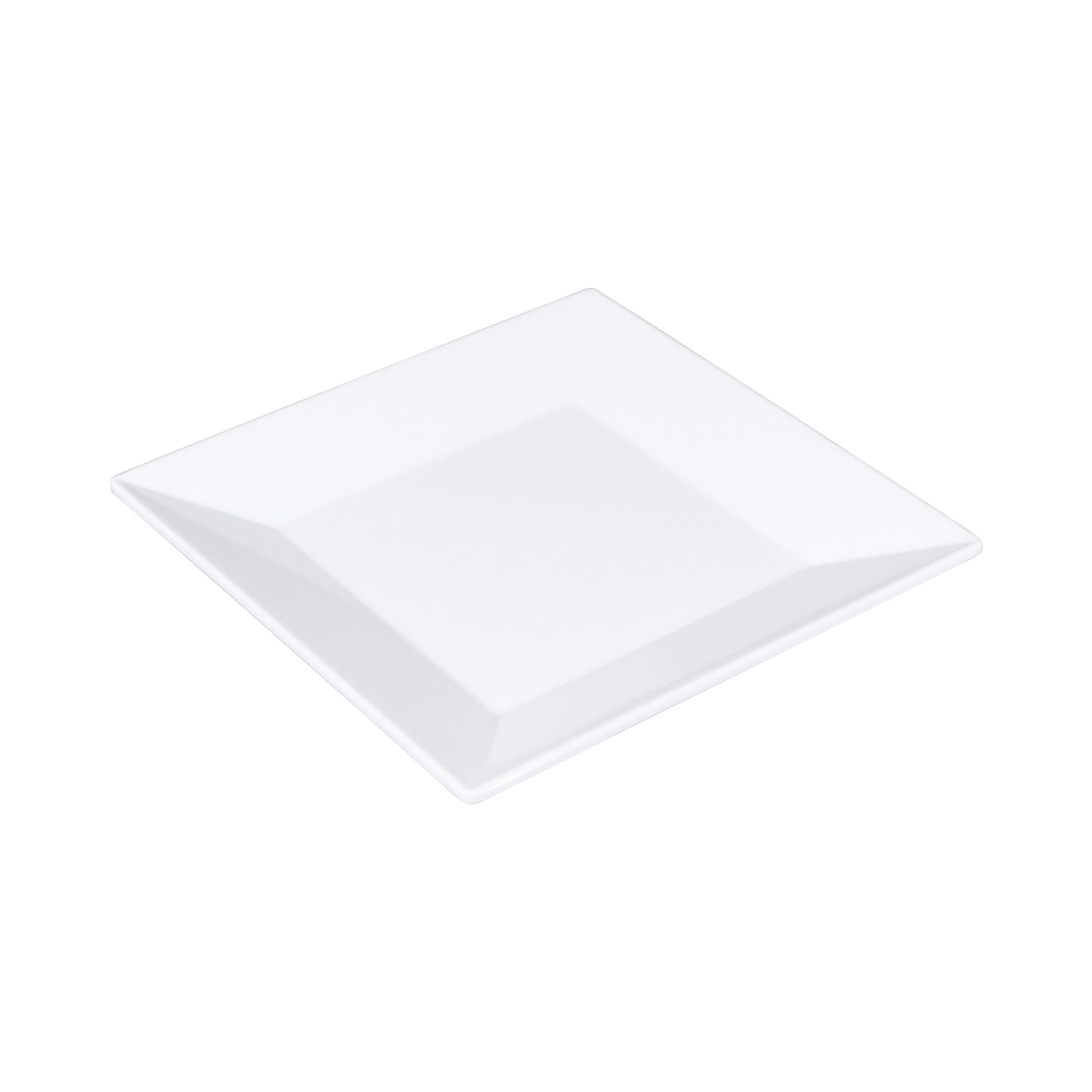 Melamine Square Plate - White
