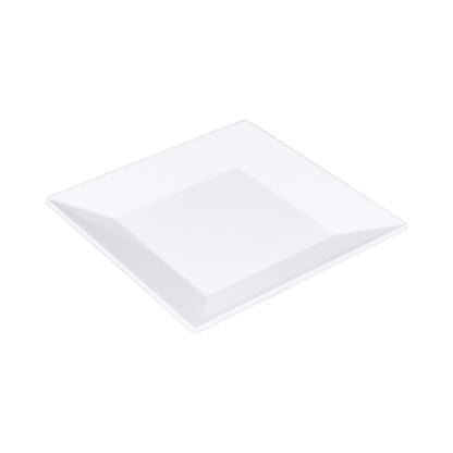 Melamine Square Plate - White