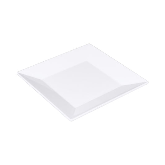 Melamine Square Plate - White