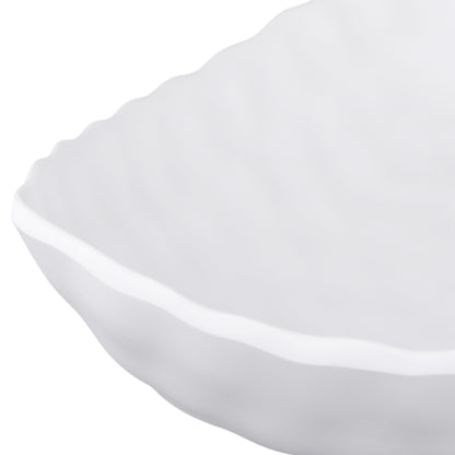 Melamine Triangular Platter - White