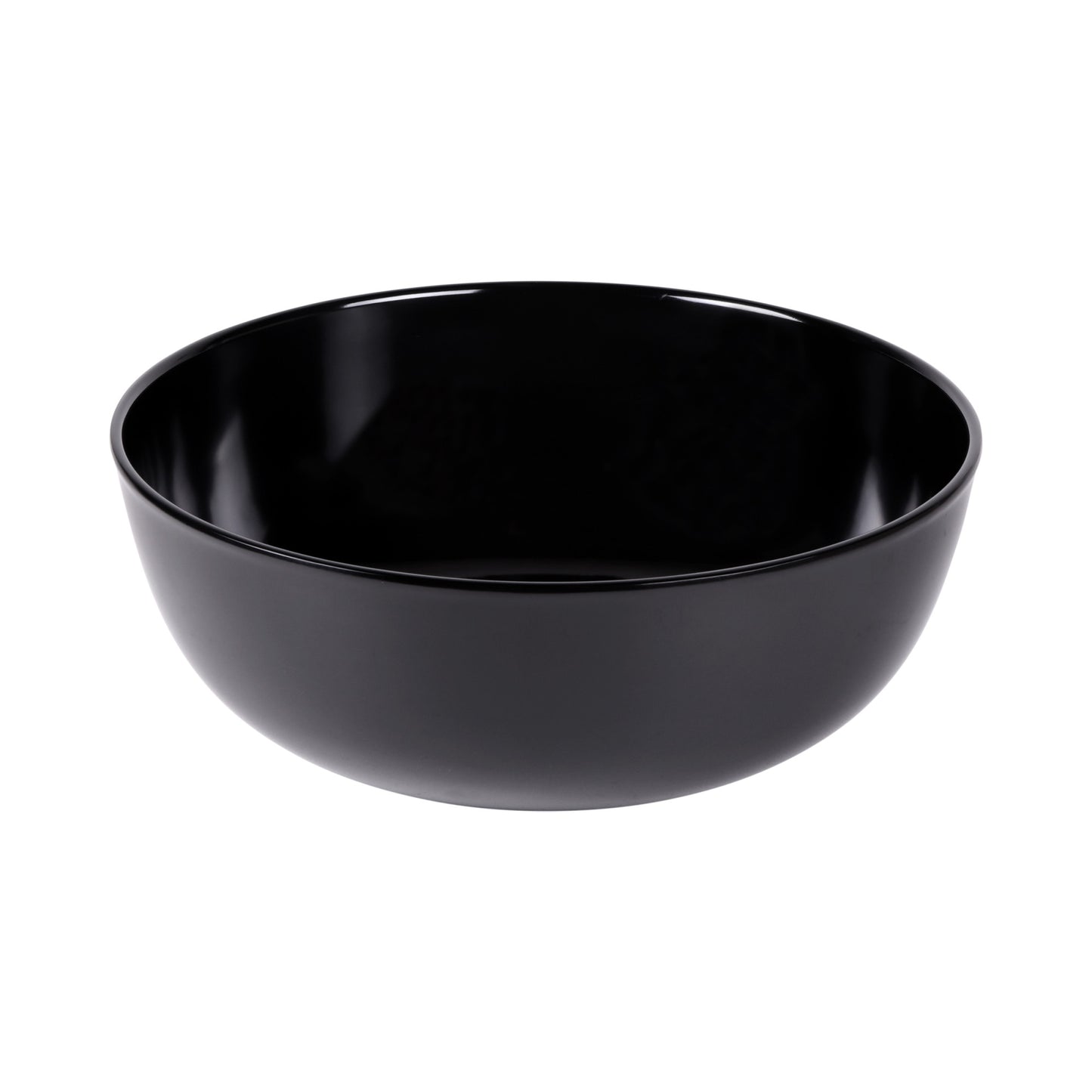 Melamine Medium Round Bowl - Black