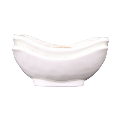 Melamine Square Bowl - Taupe Design