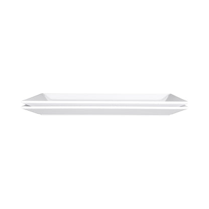 Melamine Rectangular Serving Platter - White