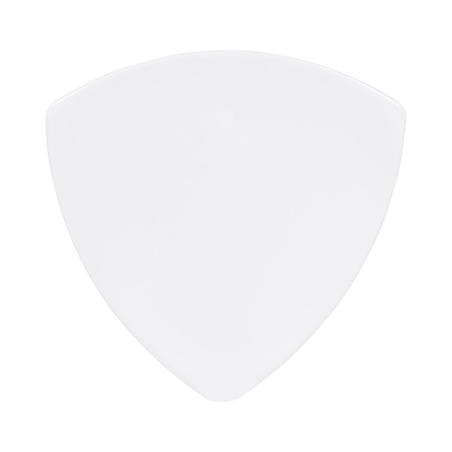 Melamine Triangle Plate - White