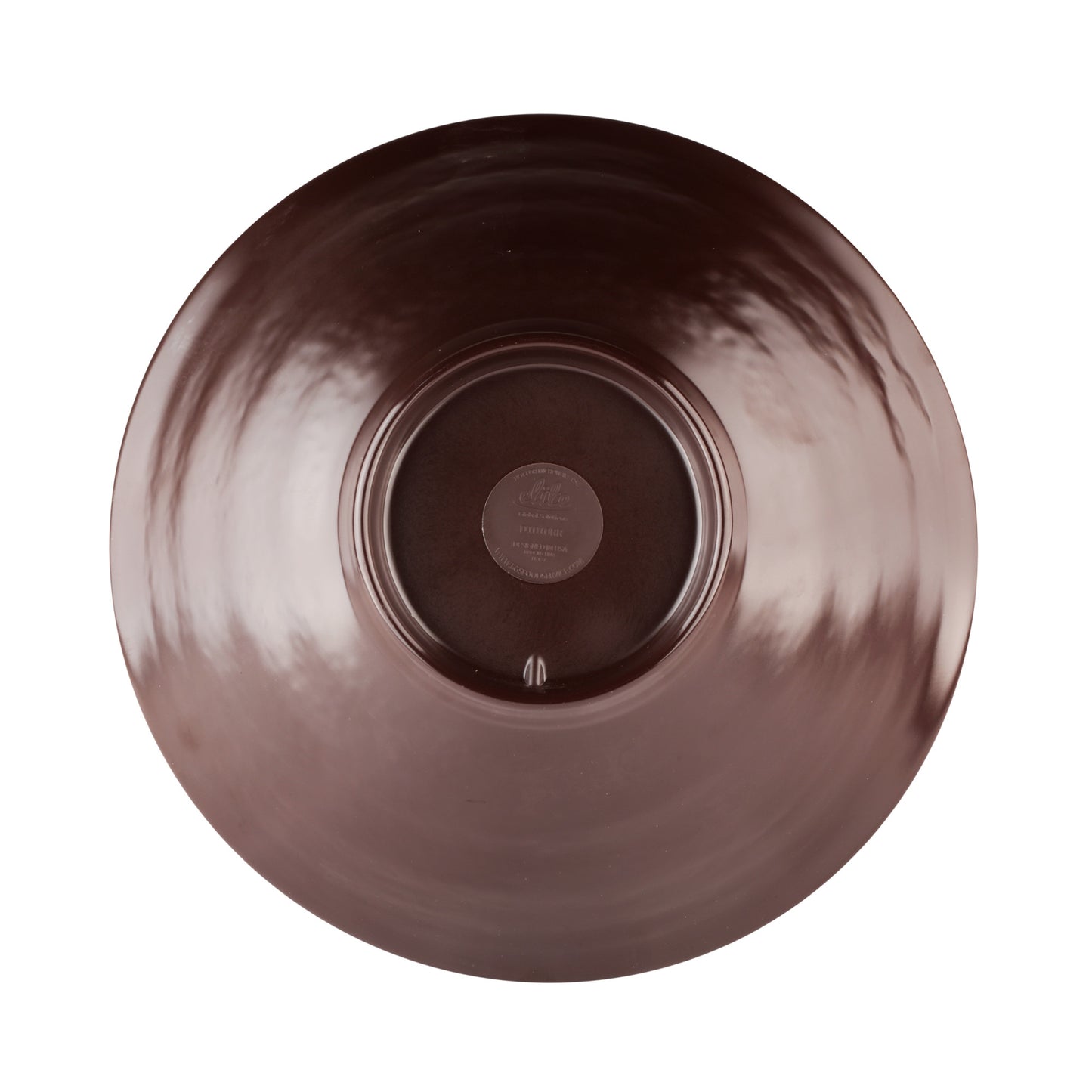 Melamine Bowl - Aubergine Matte Finish Outside/Abyss Gloss Finish Inside