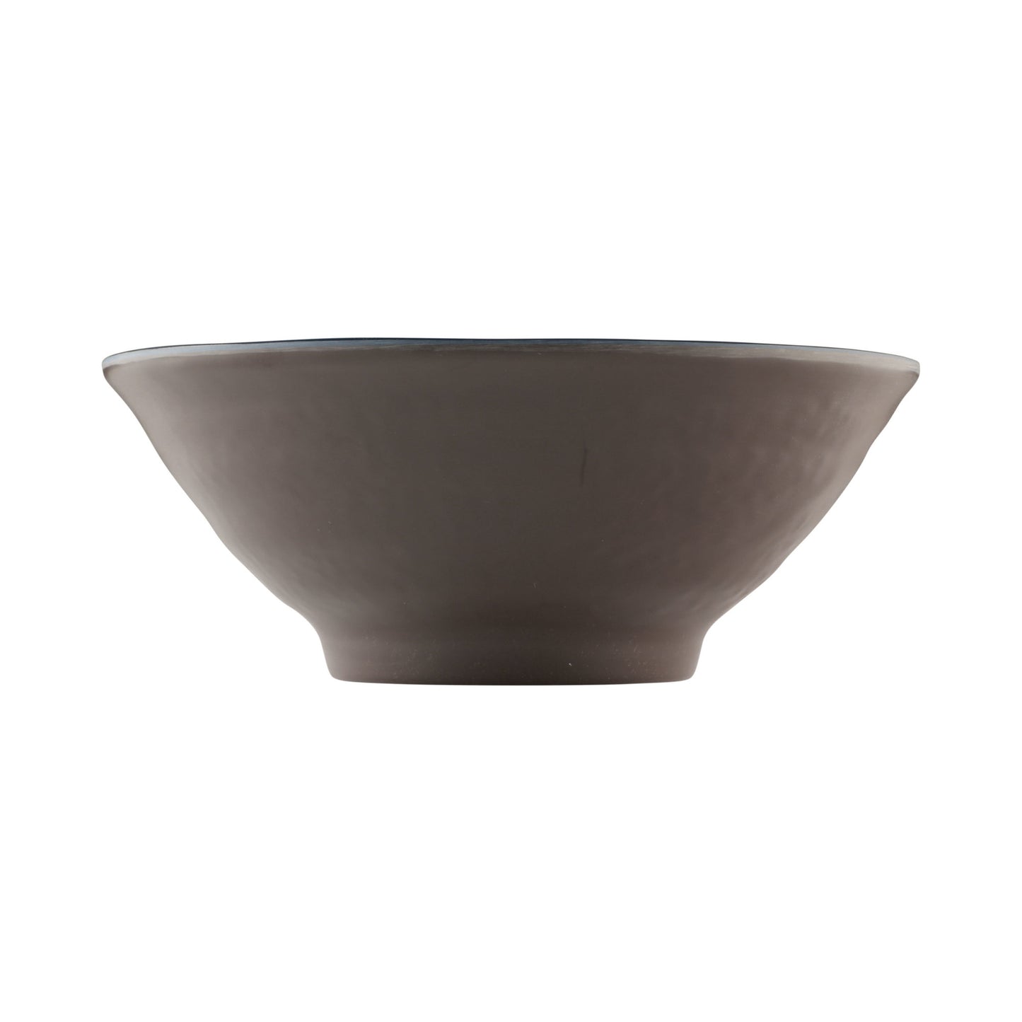 Melamine Bowl - Aubergine Matte Finish Outside/Lapis Gloss Finish Inside