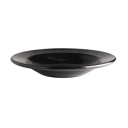 Melamine Pasta/Soup Bowl - Black