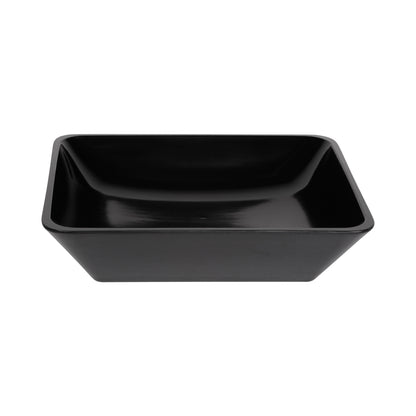 Melamine Rectangular Bowl - Black