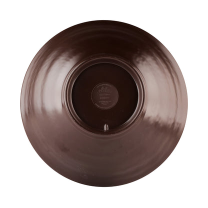 Melamine Bowl - Aubergine Matte Finish Outside/Abyss Gloss Finish Inside