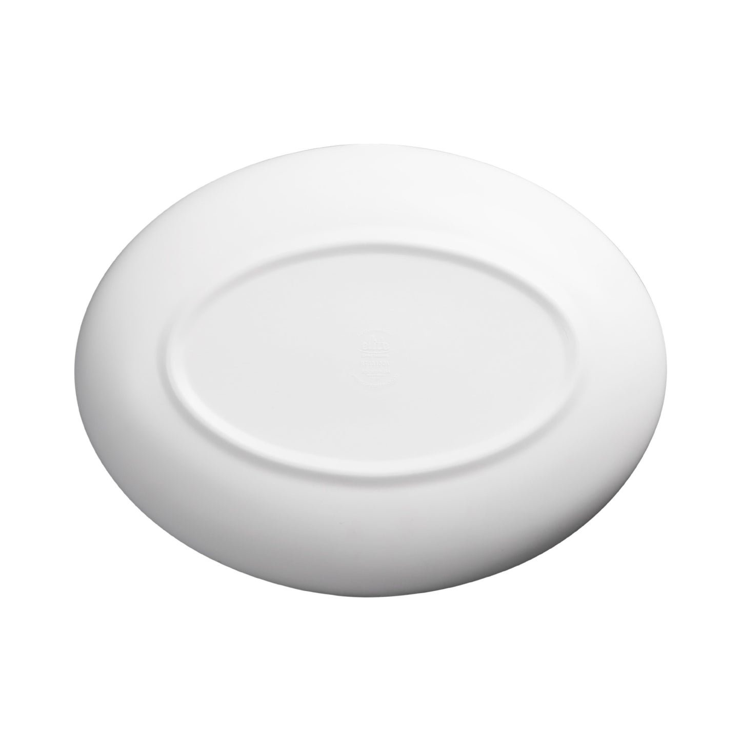 Melamine Deep Oval Plate - Off White