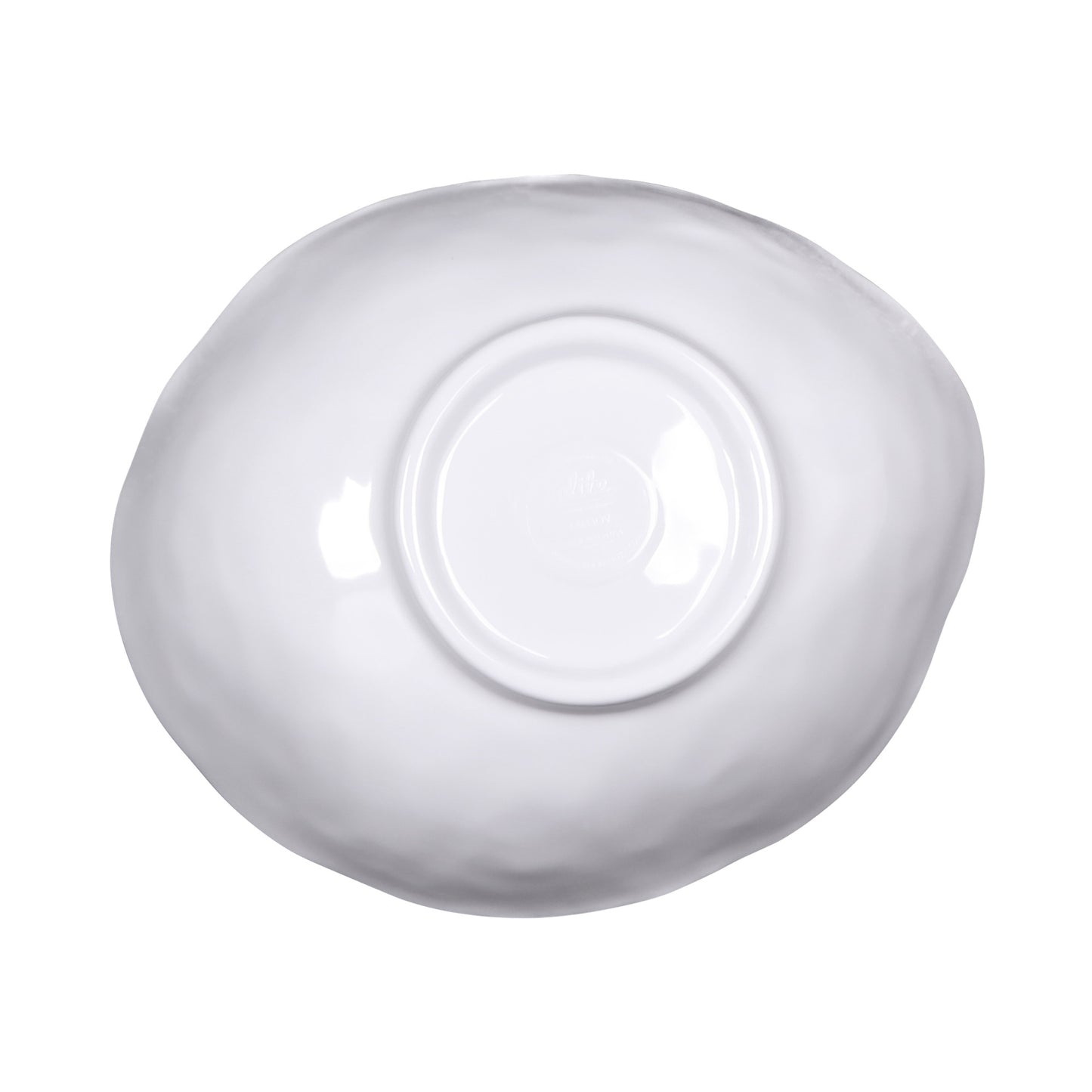 Melamine Oval Bowl - Black Design