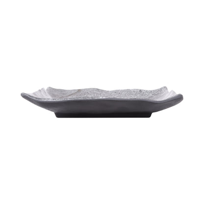 Melamine Square Plate - Coal
