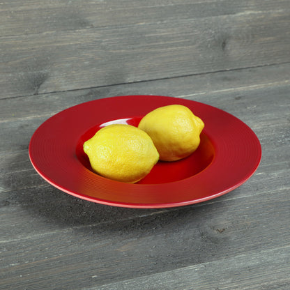 Melamine Round Past/Soup Bowl - Red Glaze