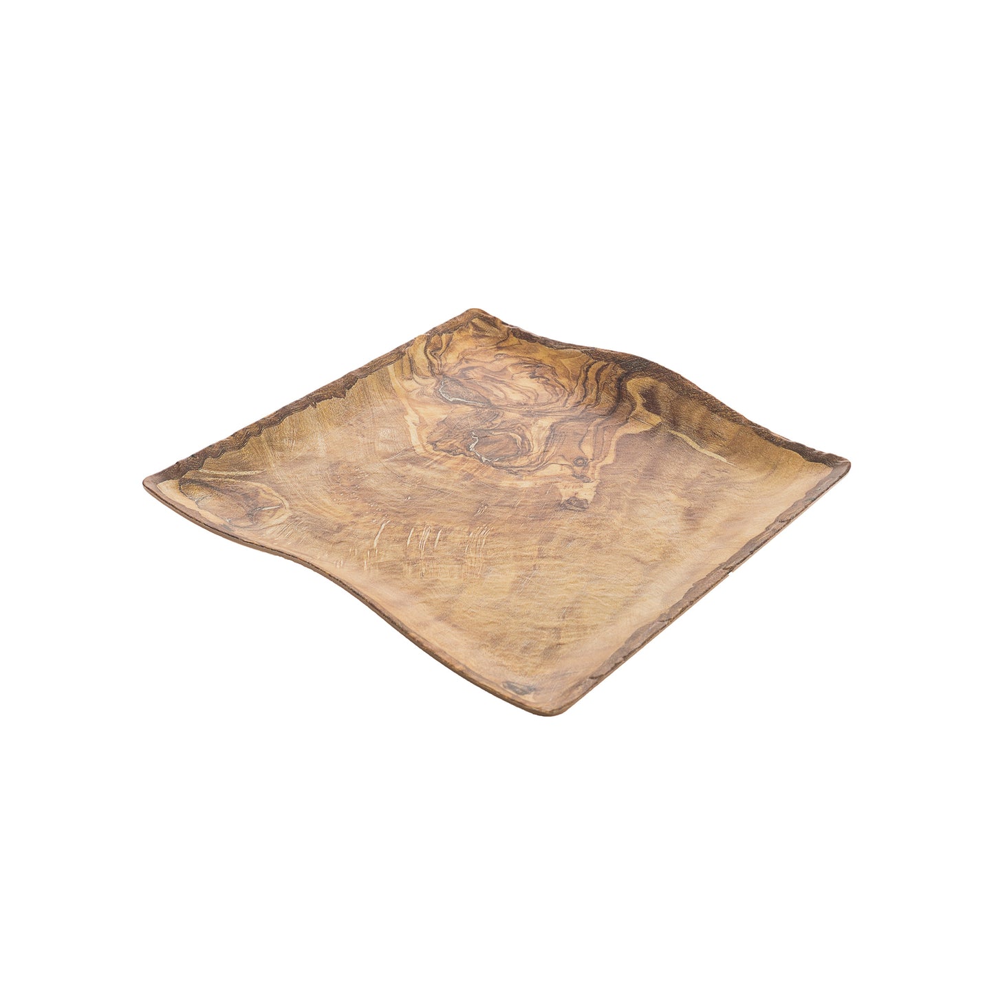 11" transform olive wood square melamine platter (small), 11"L x 11"W x 1.5"H, GET, cheforward