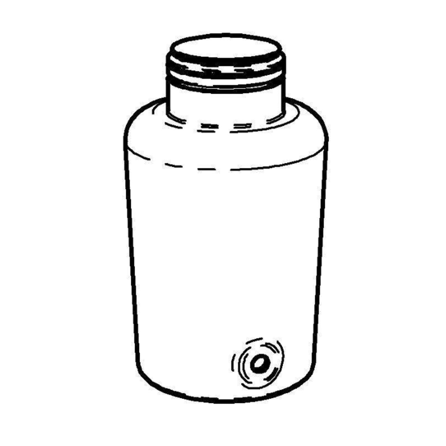 SPARE Container, 8 liters  Made of Glass, with Swing Top