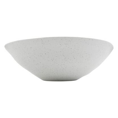 130 oz zeal stone natural oval melamine bowl (large), 16"L x 13"W x 5"H, GET, cheforward