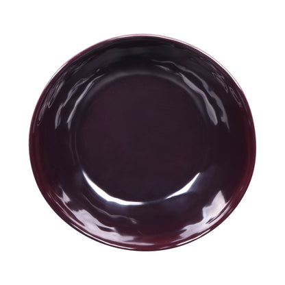 Melamine Irregular Round Bowl - Purple Glaze