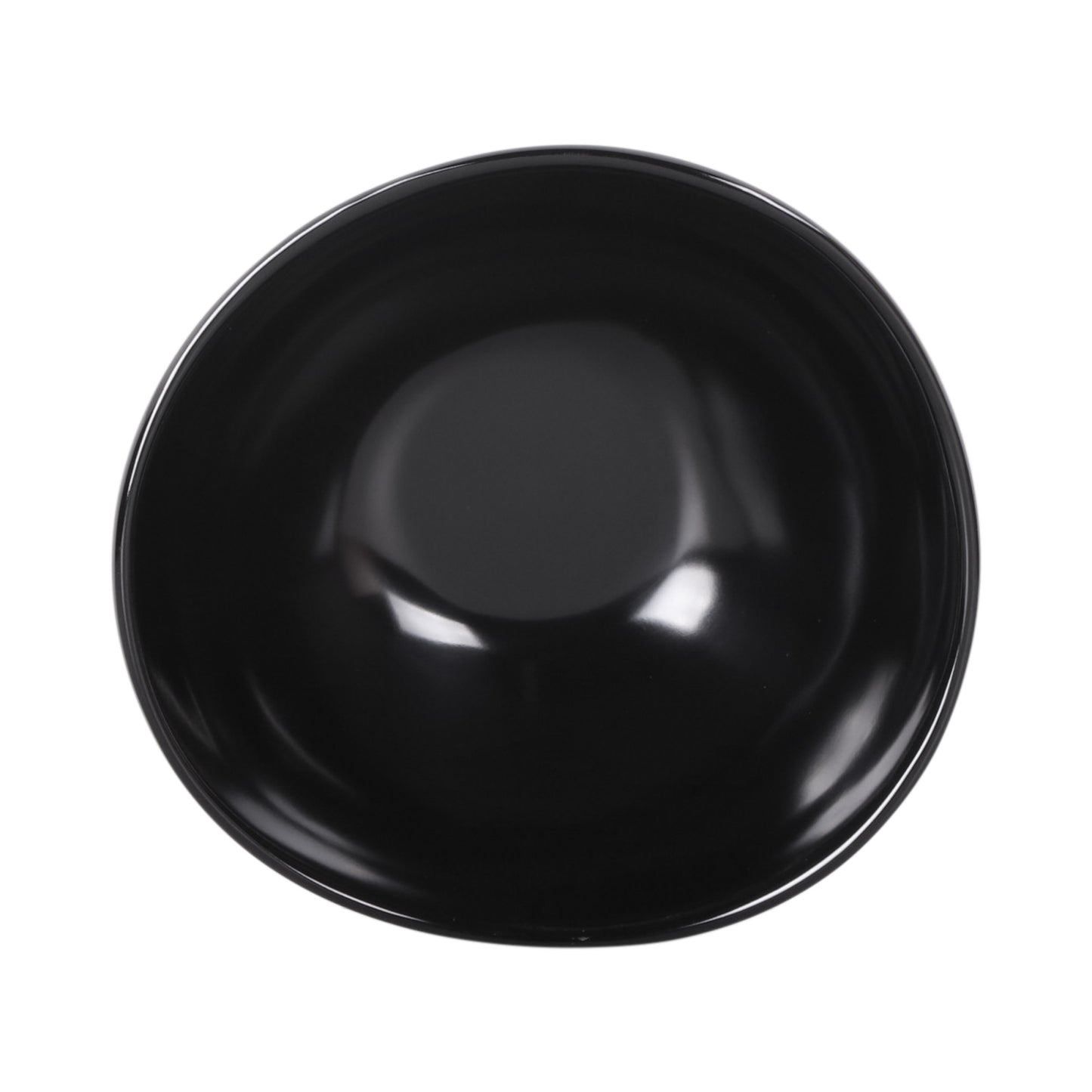 Melamine Almost Oval Bowl - Black