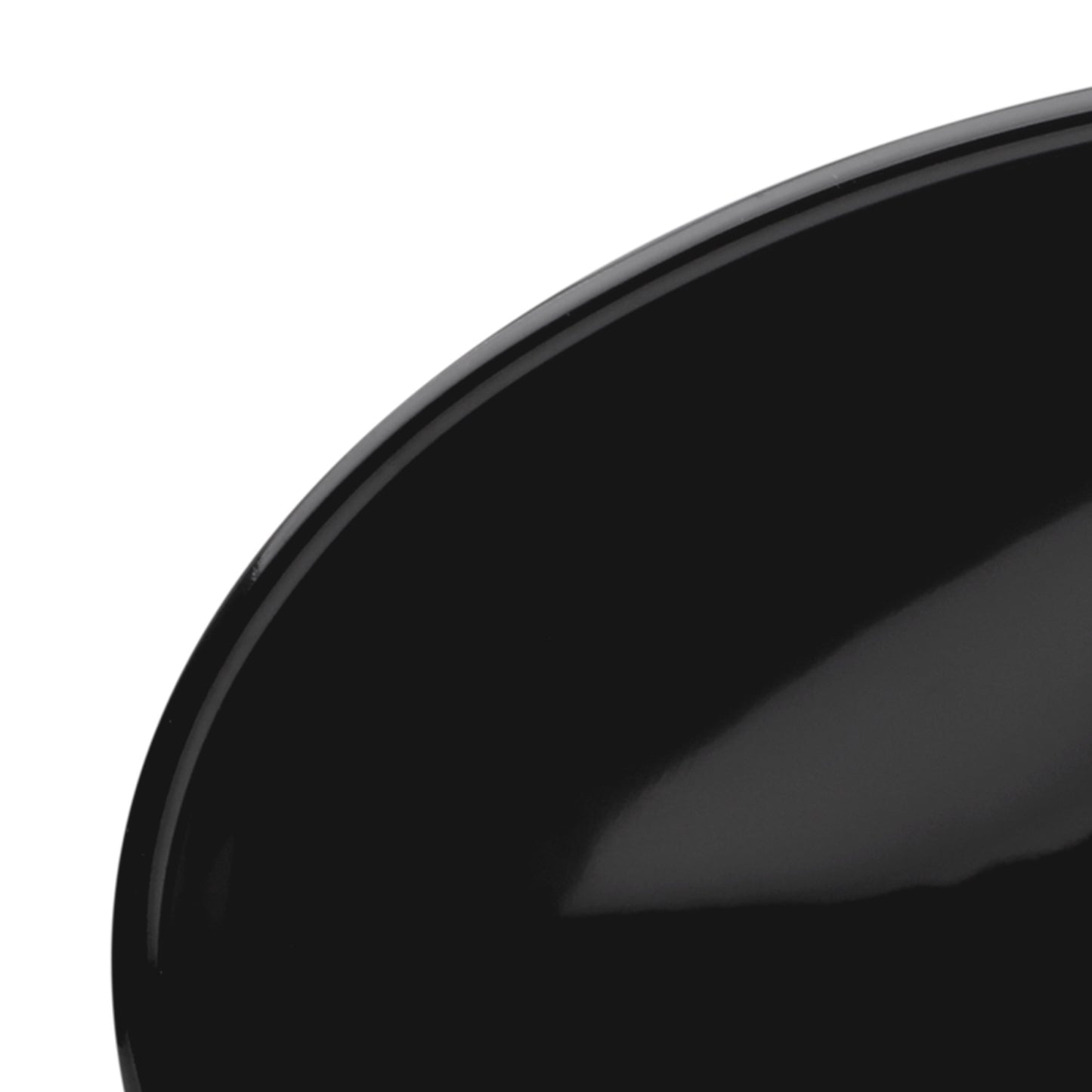 Melamine Oblong Large Bowl - Black