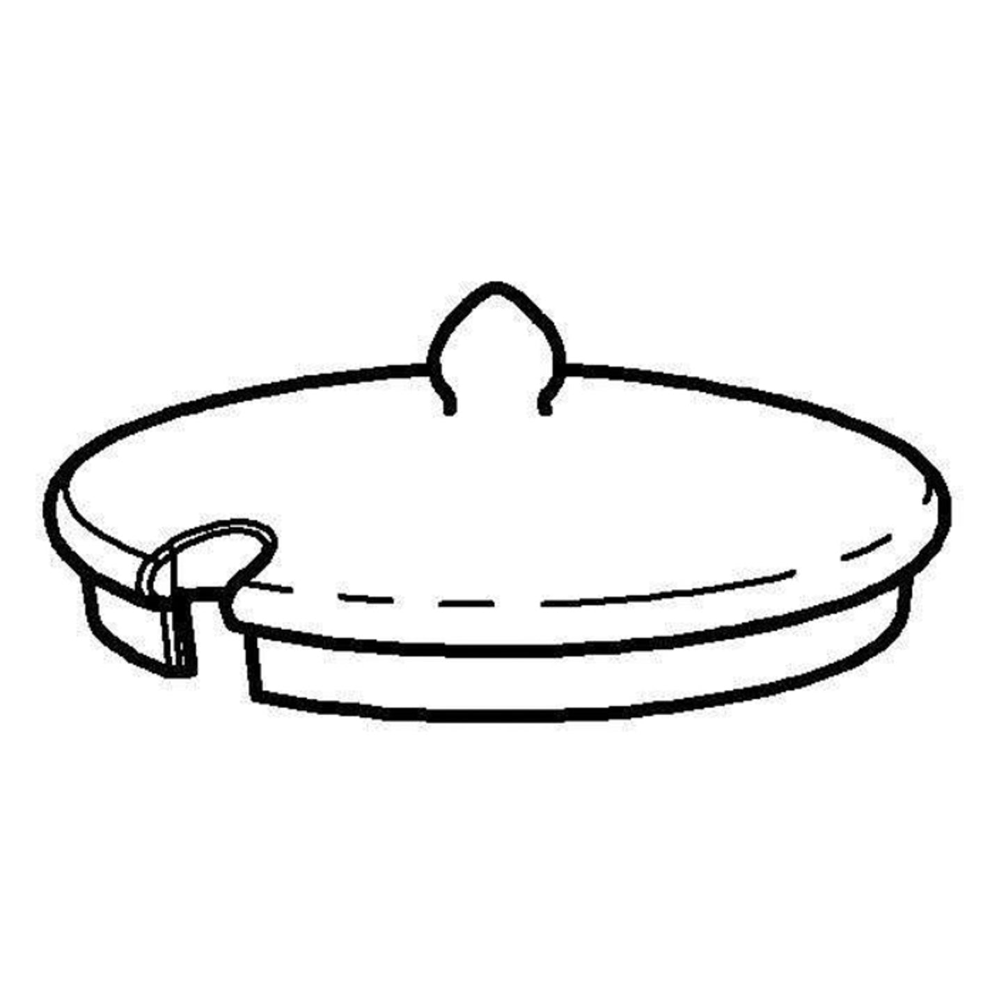 SPARE Lid/Hood  China Lid with Cut-Out for Spoon 2 l  fo