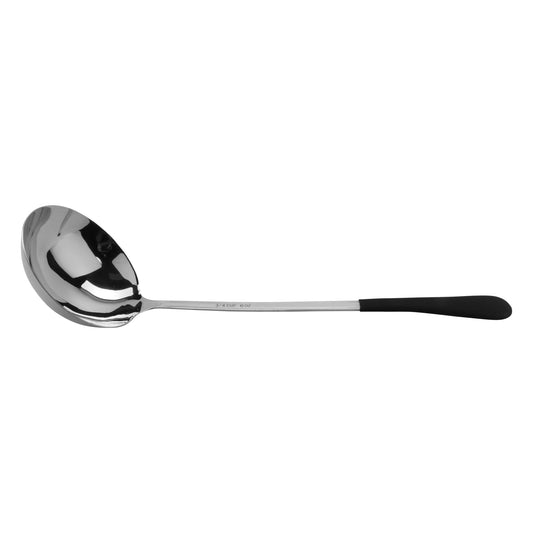 6 oz., 12.5" Stainless Steel Ladle w/ Mirror Finish and Cool-Grip Handle