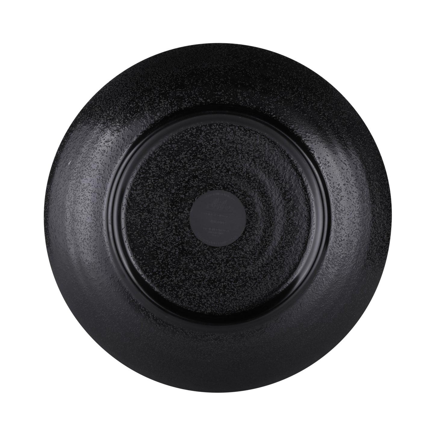 Melamine Round Plate - Black