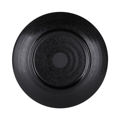 Melamine Round Plate - Black