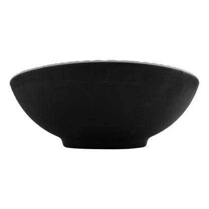 192 oz sustain stone natural with black exterior buffet melamine bowl (extra large), 13"L x 13"W x 4"H, GET, cheforward