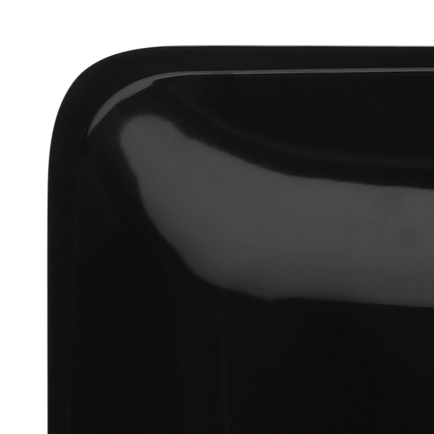 Melamine Square Bowl - Black