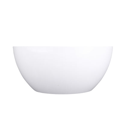 Melamine Round Bowl - White