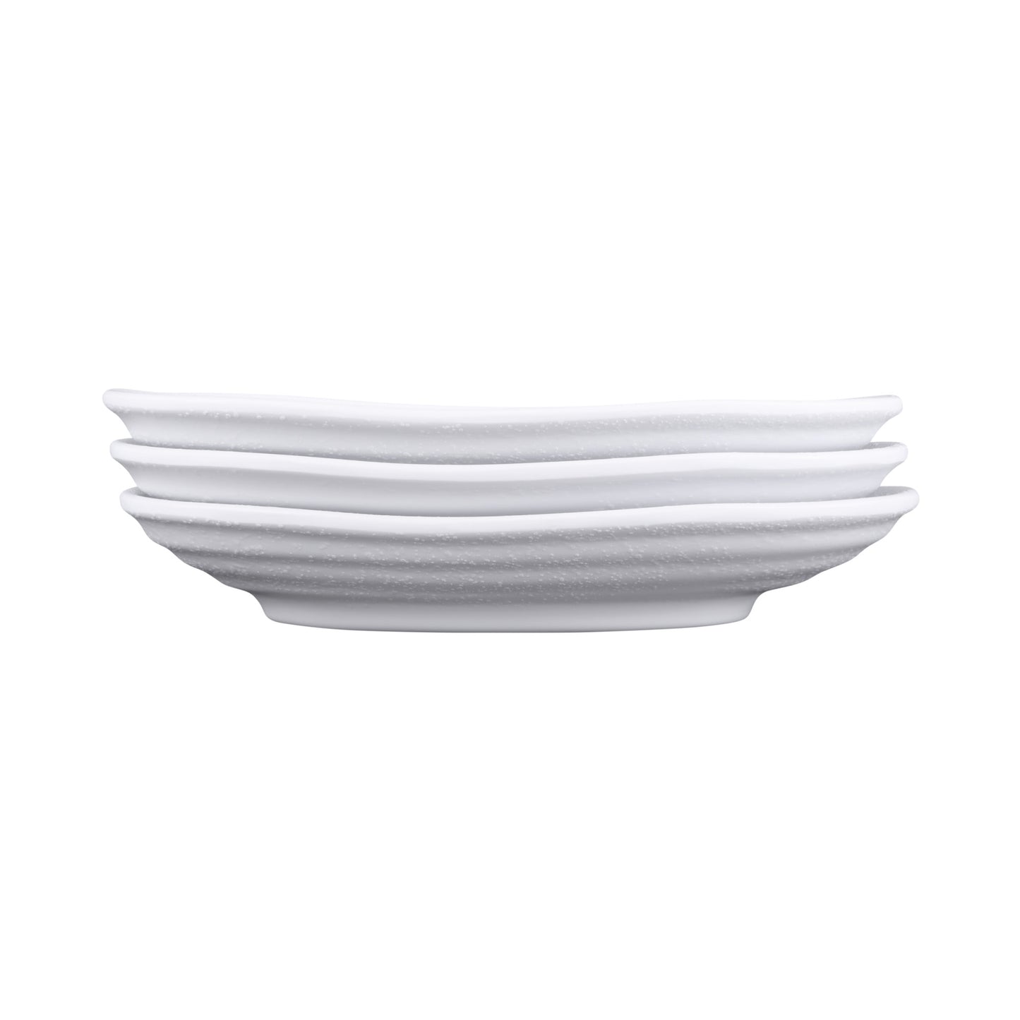 Melamine Deep Oval Plate - White