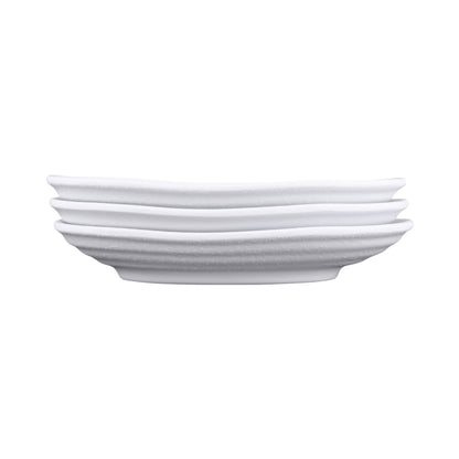 Melamine Deep Oval Plate - White