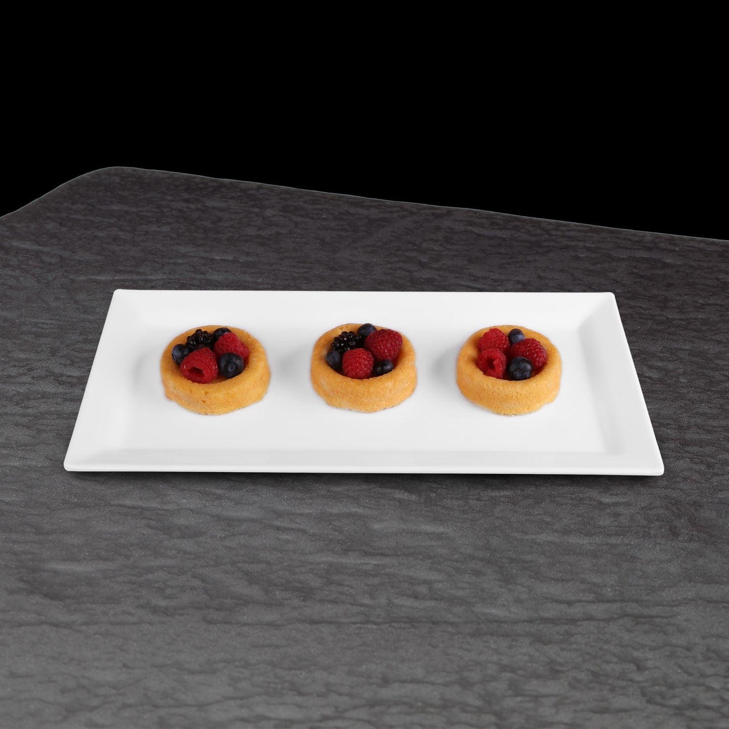 Melamine Rectangular Serving Platter - White