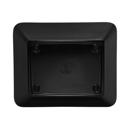 Melamine Rectangular Bowl - Black