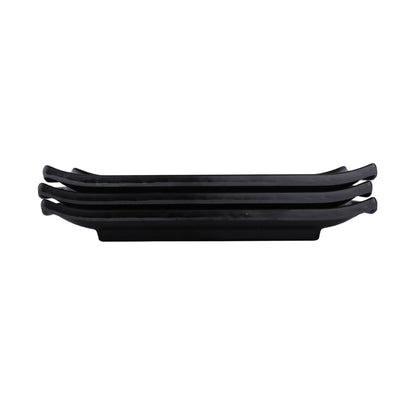 Melamine Rectangular Tray - Black