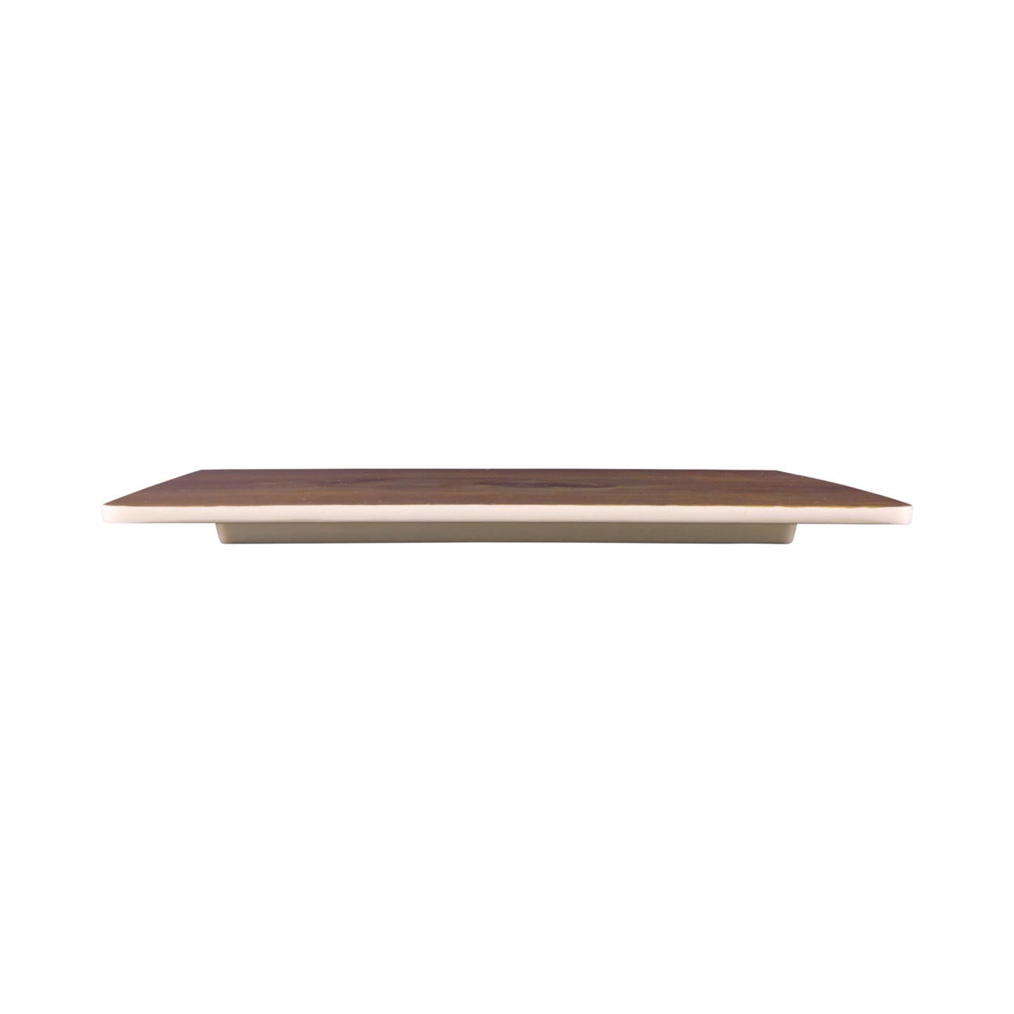 Melamine Square Faux Wood - Walnut