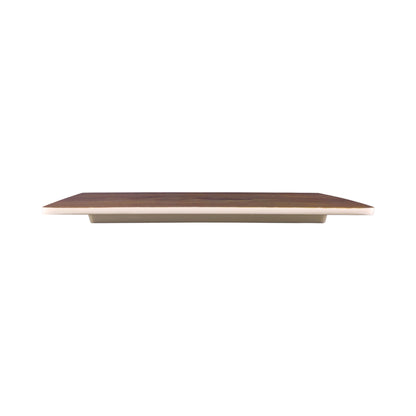 Melamine Square Faux Wood - Walnut