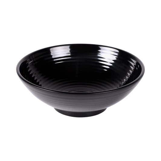 Melamine Round Ring Bowl - Black