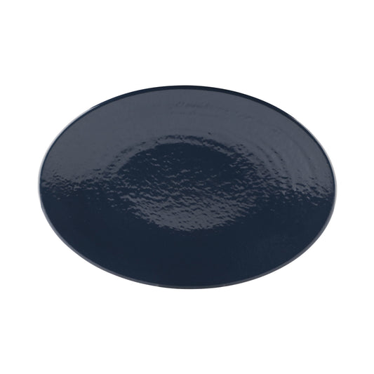 Melamine Oval Pebble Platter - Lapis