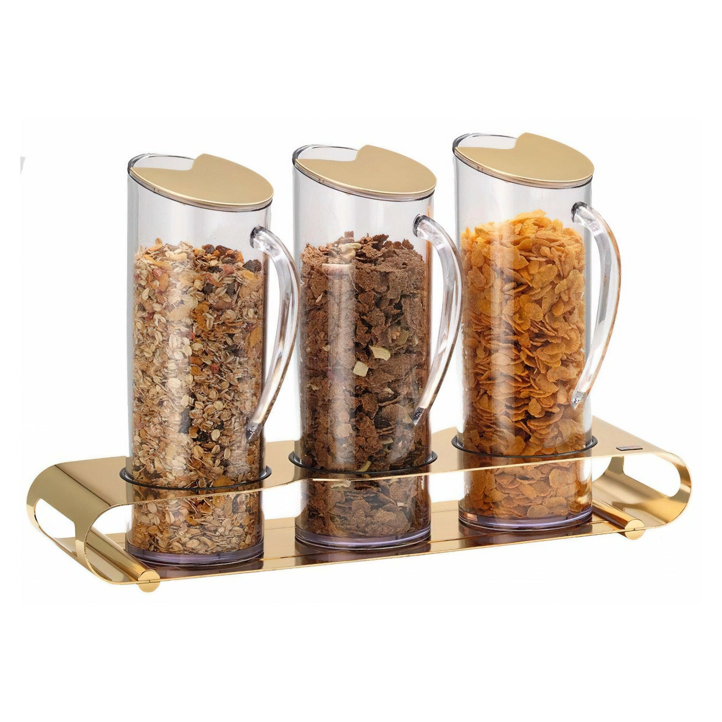 ELEGANCE Muesli Bar 'Trio'   3 x 1.5l, Model Gold  Stain