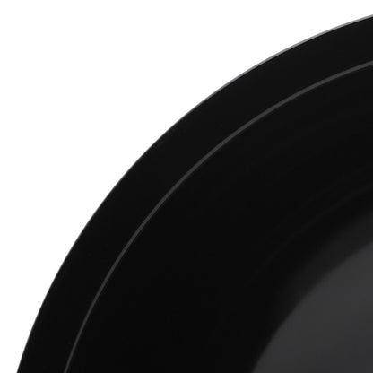 Melamine Round Bowl - Black