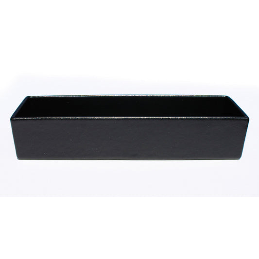 1.8 qt., 9.84" x 5.04" Rectangular Straight Sided Salad Bowl, 3" Deep in Classic Finish