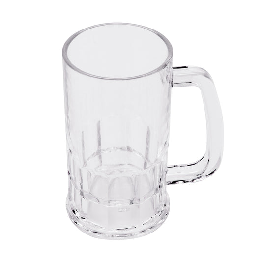12 oz. (12.35 oz. Rim-Full), 3" (4.5" w/Handle) Beer Mug, 5.5" Tall (Set of 4 ea.)