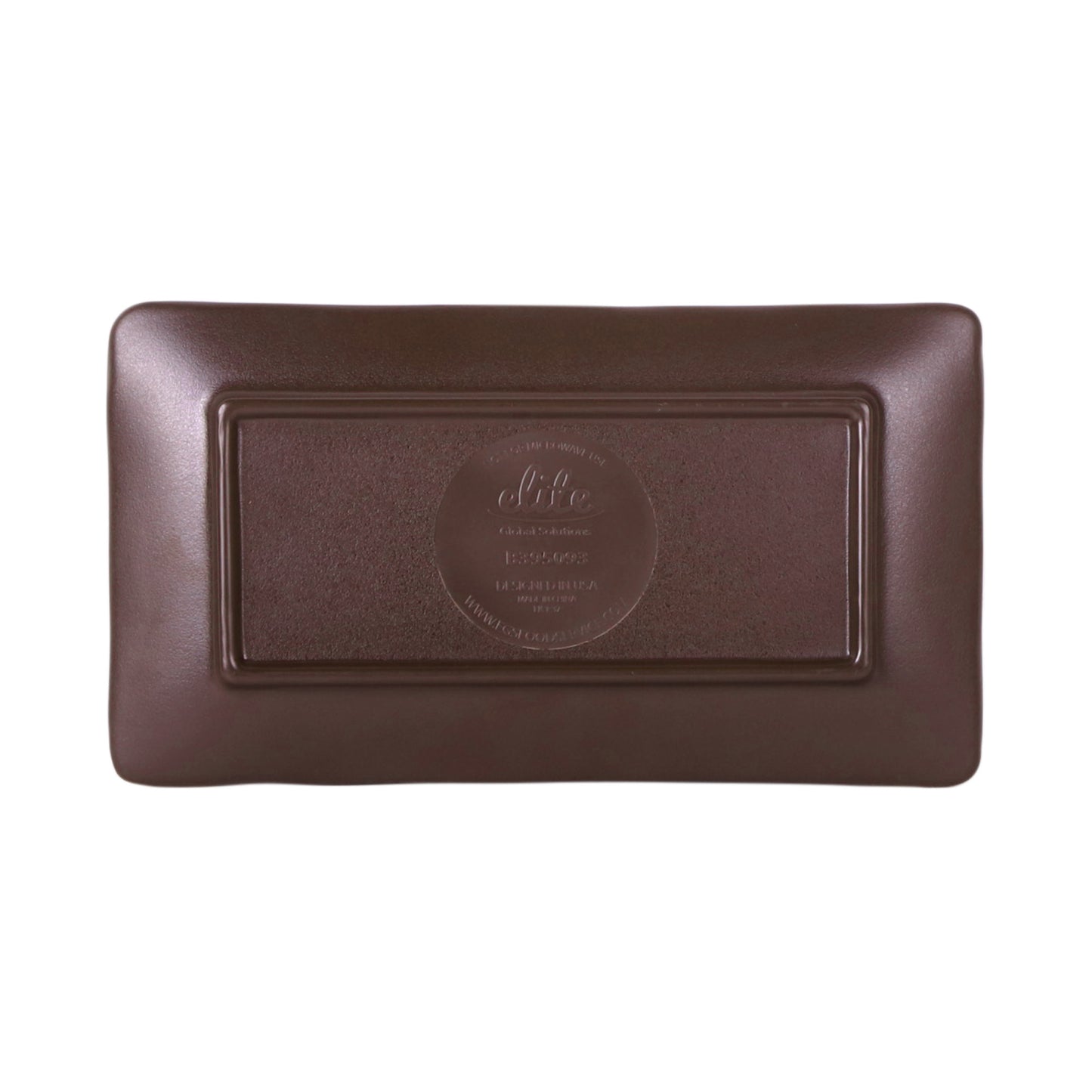 Melamine Rectangular Plate - Stardust Blue