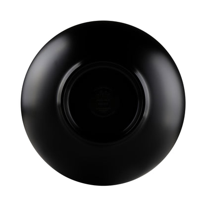 Melamine Round Two-Tone Bowl - Ebony Outside, Sand Inside
