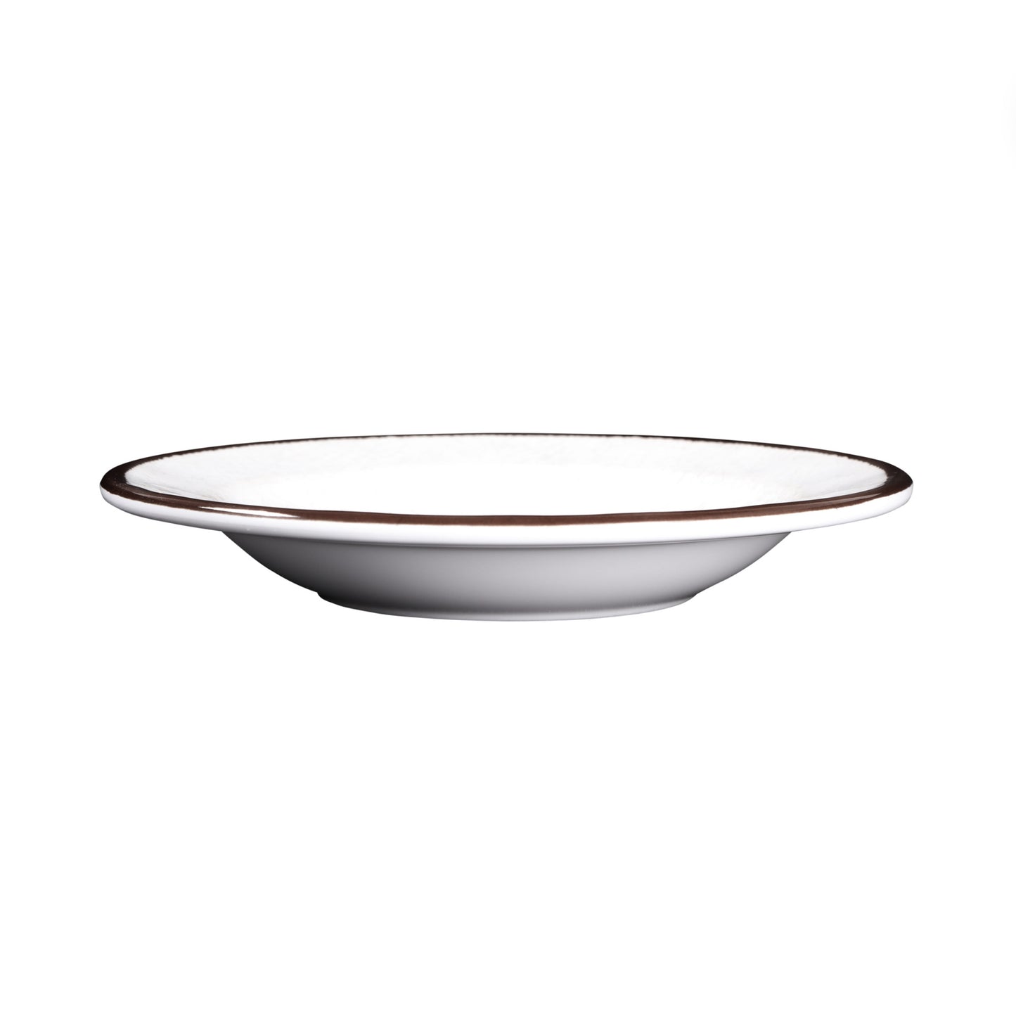 Melamine Round Crackle Pasta/Soup Bowl - White