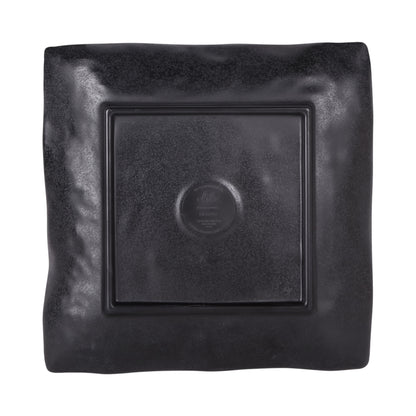 Melamine Square Plate - Coal